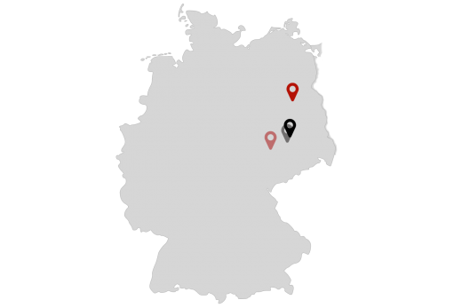 Karte der Standorte von WLP LAW - RAe Wöhlermann, Lorenz & Partner